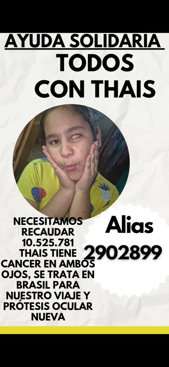 SolAracelyCant1's tweet photo. Aun tengo esperanzas esta noche😭🙏, 
Mi hija thais merece irse y que se relaize su fondo de ojo mas quimiointravitrea que necesita  si o si. Xfsvor gente una mano necesito de eust3desz desde un 2 mil estrellas juntando todo se puede 😭😭😭😭😭😭😭🙏🙏🙏🙏 https://t.co/pVna0RRbZI