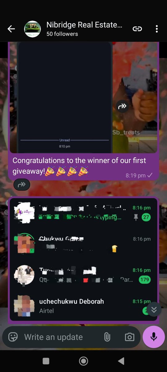 As a way to celebrate our CEO's birthday, we decided to organise a giveaway  tonight.

It's a great privilege  to have put a smile on your faces😊😊

God bless the CEO, God bless <a href="/NibridgeInc/">Nibridge Real Estate</a>

Giveaway continues on our Tiktok live this Sunday, 15th February 2026.