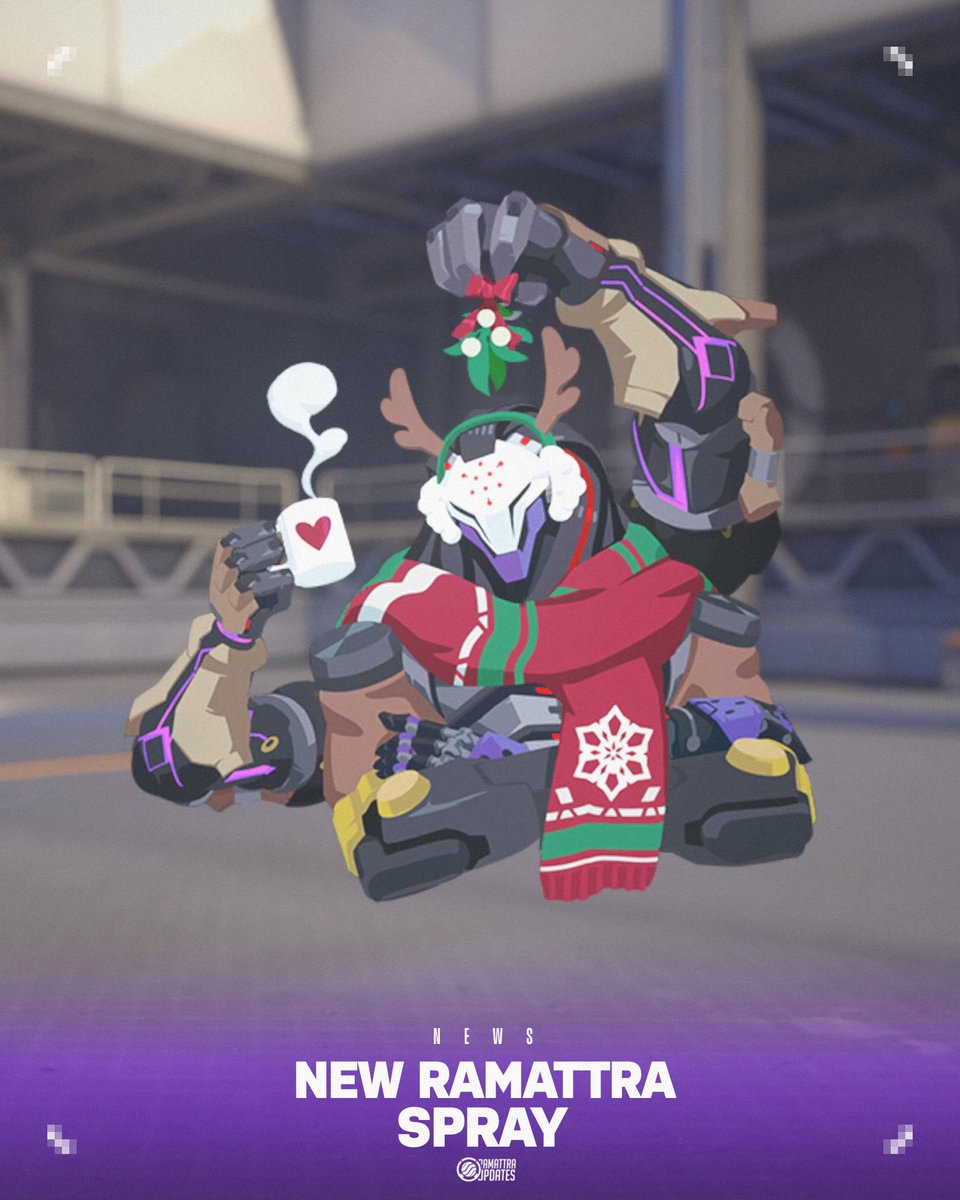 RamUpdatesOW's tweet image. NEW RAMATTRA SPRAY!

This spray appeared today in Hero Gallery, as part of the Season 1 sprays.

I don't know how to get it, but I'll let you know as soon as I find out :D