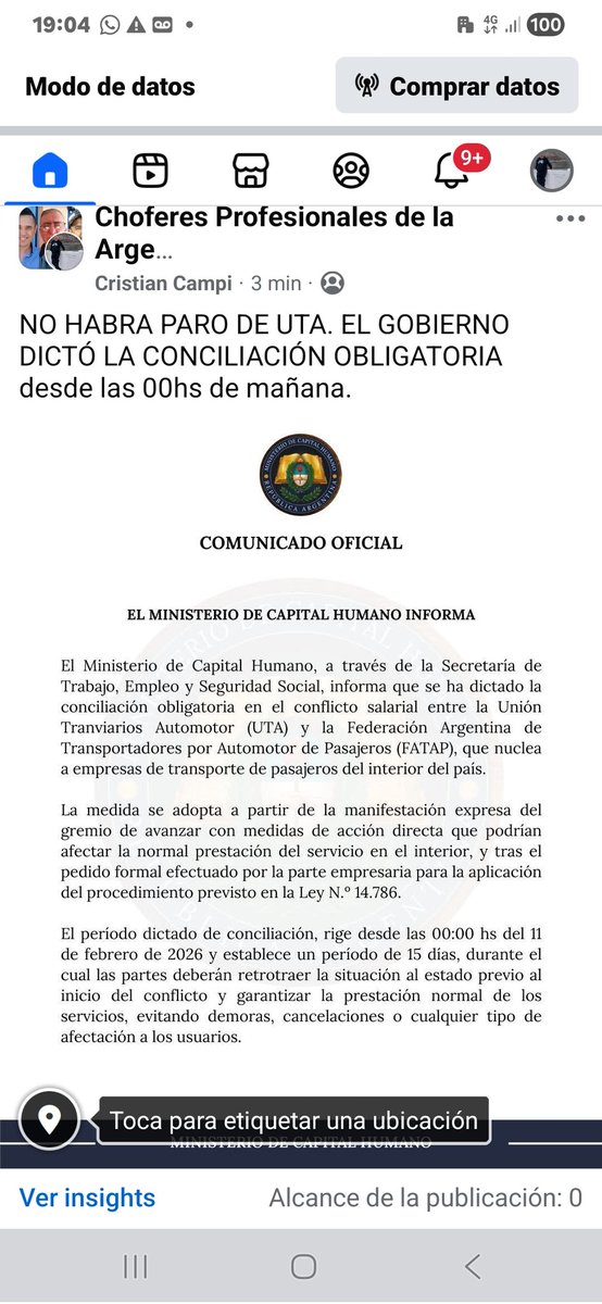 NO HABRÁ PARO DE COLECTIVOS EN EL INTERIOR.  El gobierno dictó la conciliación obligatoria