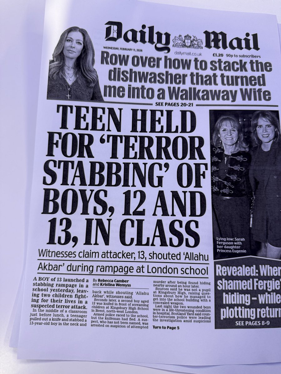 PatrickChristys's tweet image. 🚨 BREAKING: Boy accused stabbing kids in school ‘shouted Allahu Akbar’. More now @GBNEWS