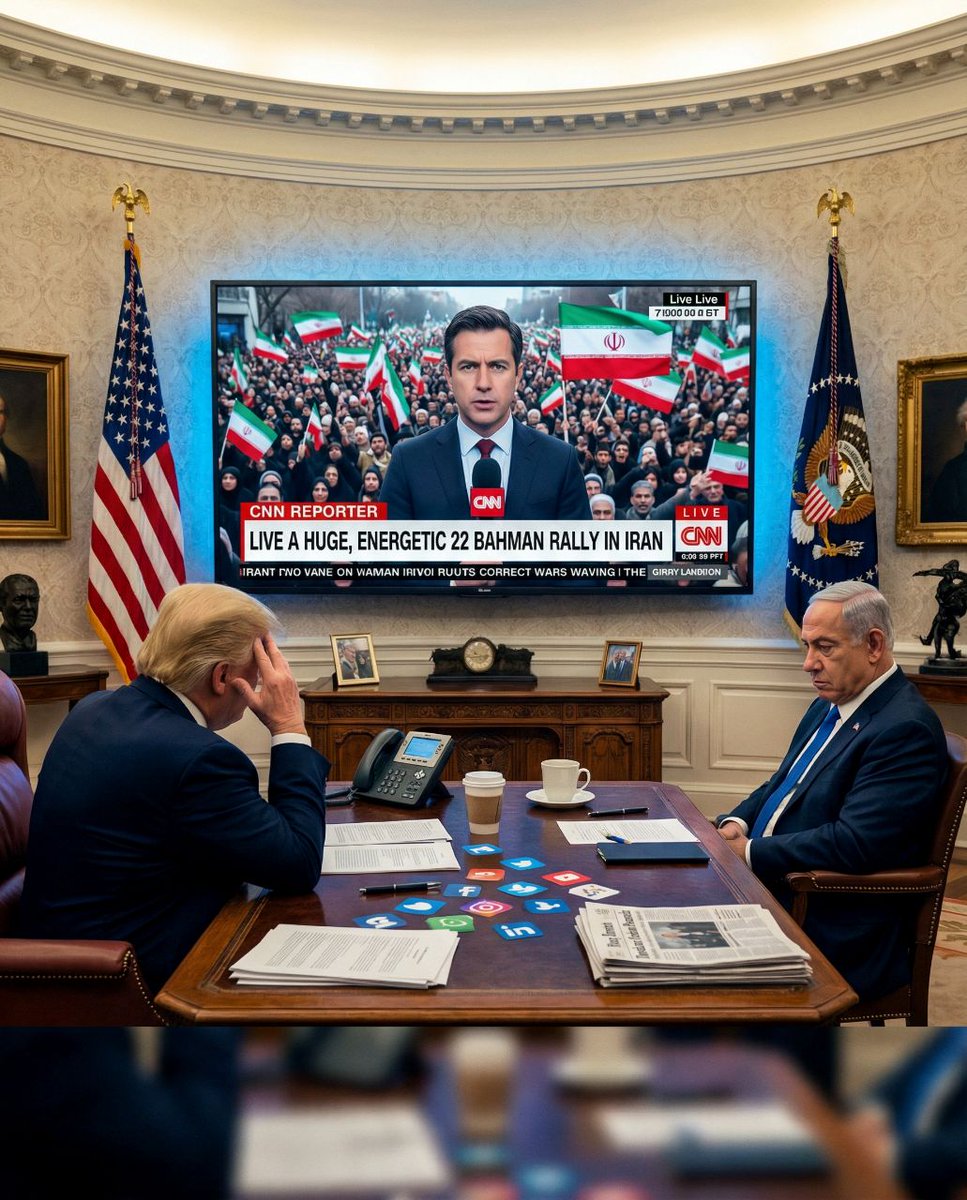 غداً نُسمع صوتاً واحداً يهز أركان الظلم، ونُرغم العدو على اليأس من كل أمله في تفريقنا أو إضعاف إرادتنا
العدو يراهن على الفرقة واليأس، لكننا نراهن على الله ثم على صمودنا ووحدتنا✌️
#ایستادگی_ملی
#إيران_قوية
#عيد_الثوره_الإسلاميه