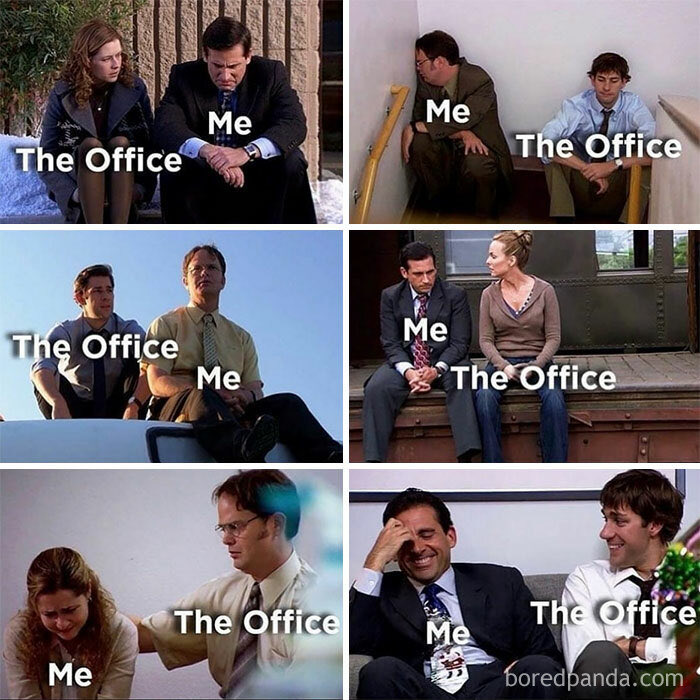 yeni bir şey izleyemediğimden değil, onlara duyduğum sağlıksız bağlılık yüzünden bilmem kaçıncı kez the office izleme isteğime boyun eğiyorum.