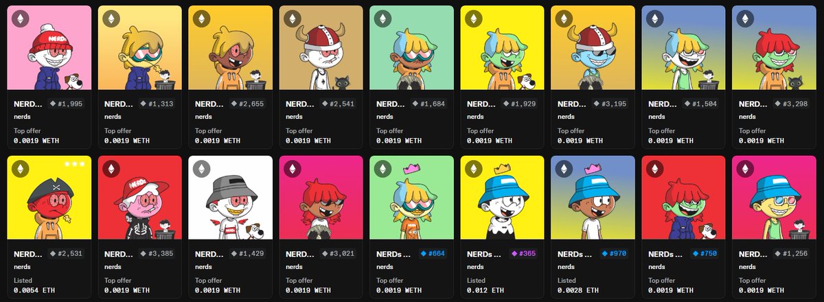 Loving this <a href="/nerdsoneth/">nerds</a> collection.

Been buying up the traits I like 🔥