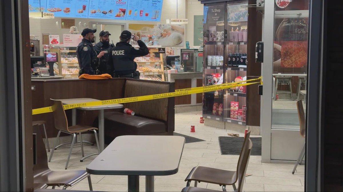 #BREAKING: A 15-year-old boy arrested in connection to the fatal shooting inside Tim Hortons in Scarborough
