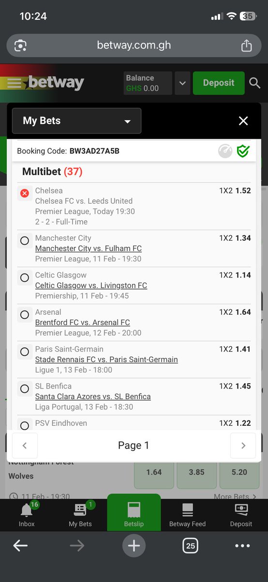 ac_citizen's tweet photo. @betway Chelsea when 2 goals up. Why is it saying I lost. Or you decided to take out the 2up save? https://t.co/mJzfJIy2zS