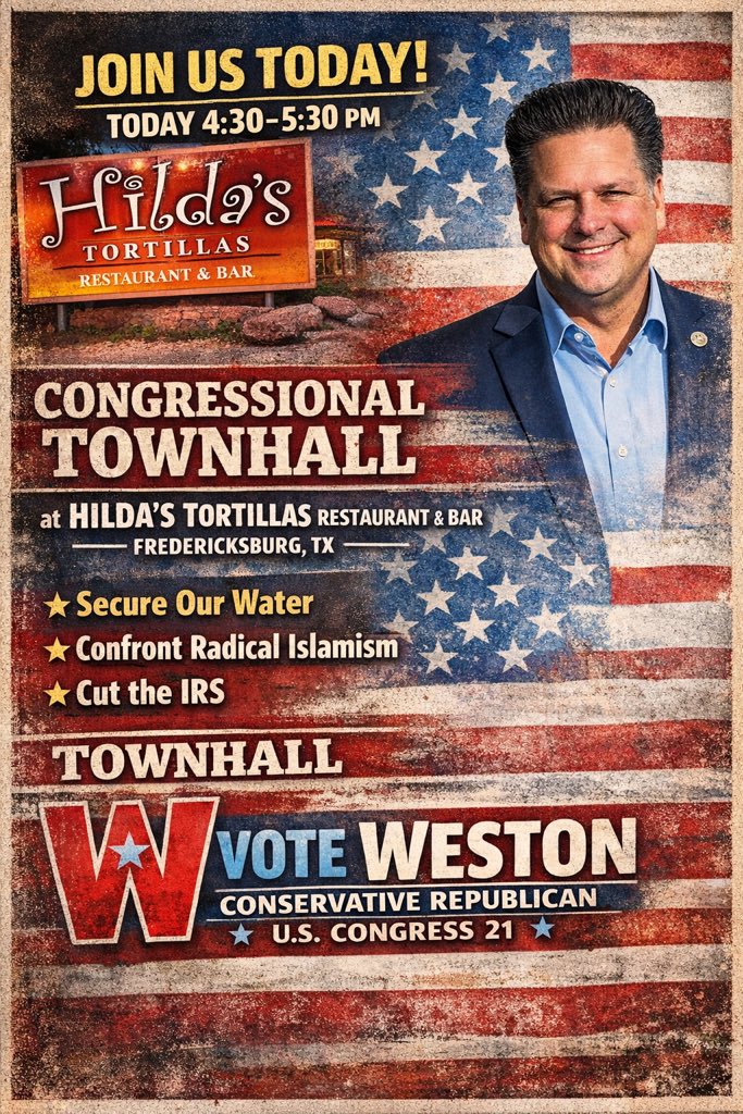 Fredericksburg Meet &amp; Greet!

westonfortexas.com
#westonworksforyou
#TexasFirst #CD21 #viral 
 #txlege #fyp  #usa