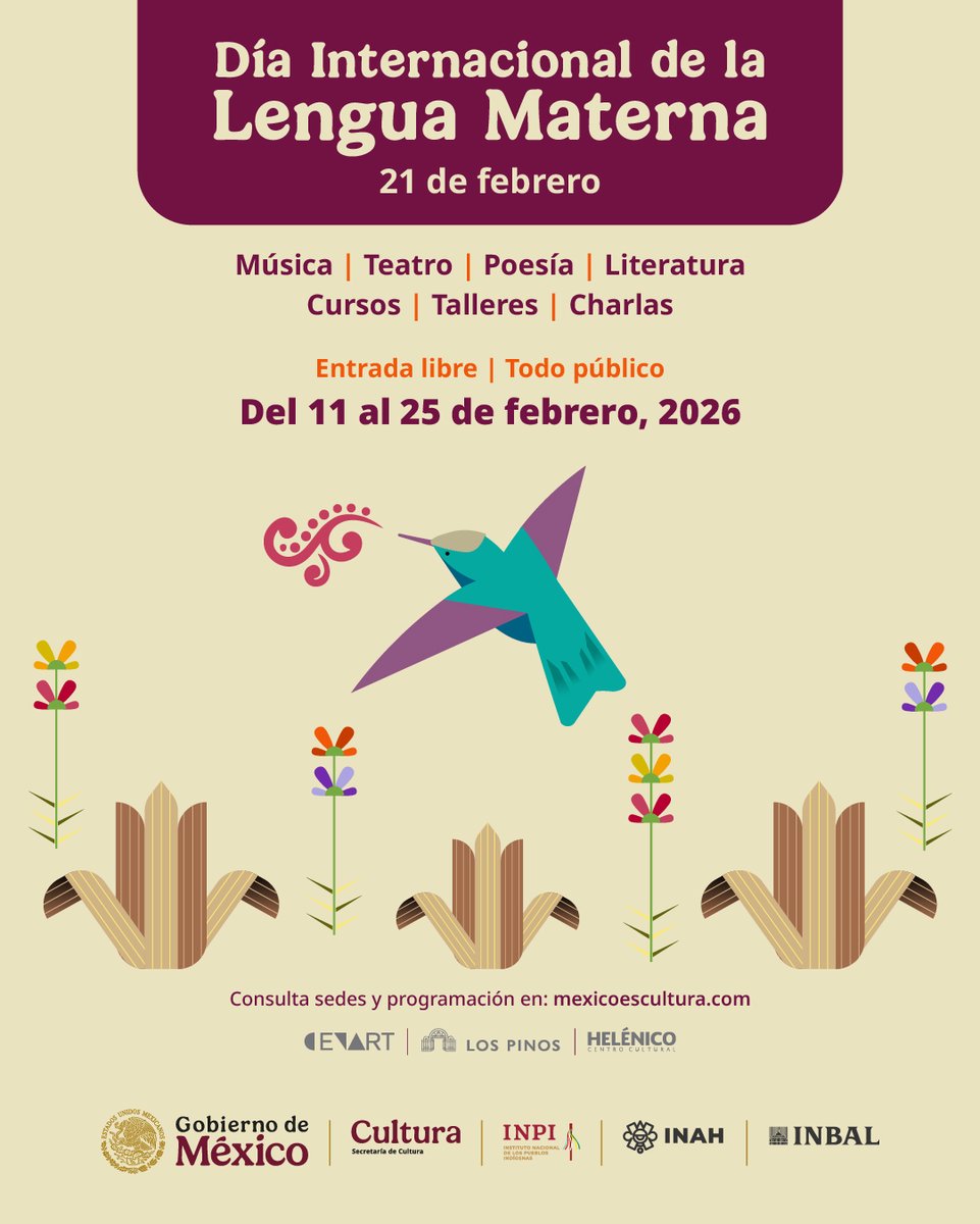 Secretaría de Cultura tweet media