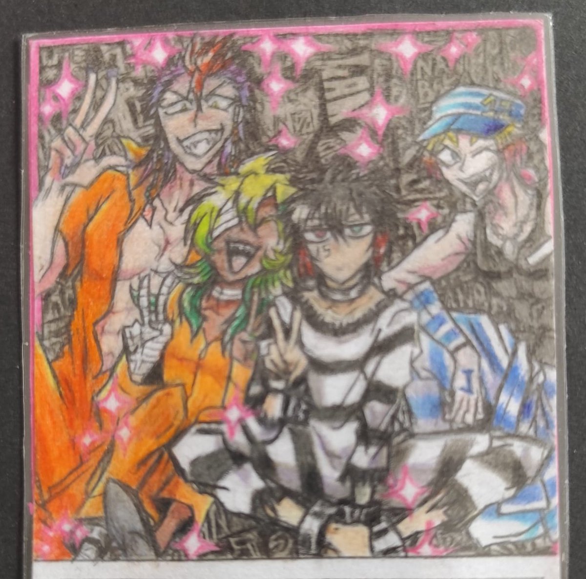 nanbaka #uno #jyugo #rock #nico #ナンバカ