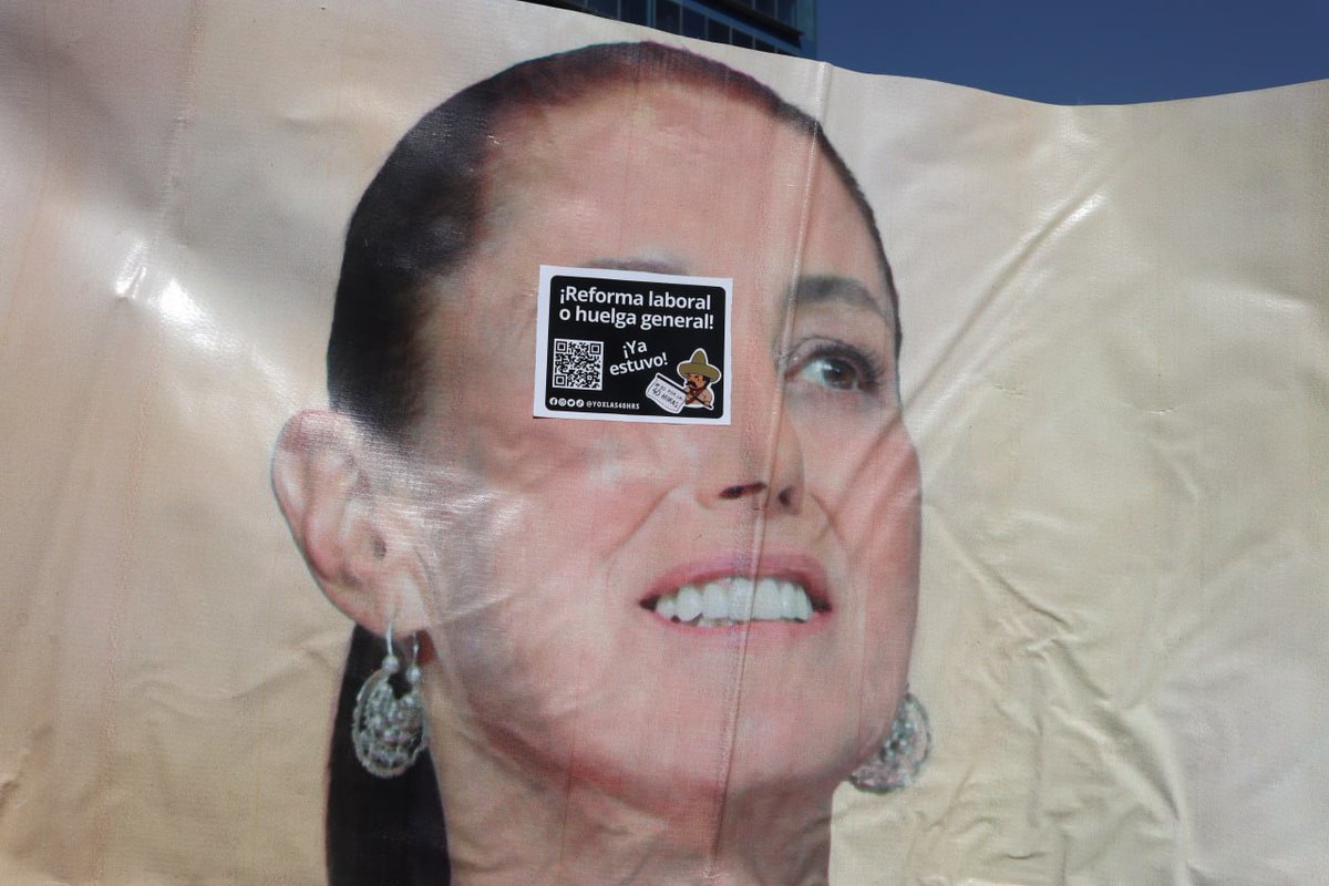 YoXLas40Horas2's tweet image. Pudo ser la iniciativa más importante de su sexenio, pudo pasar a la historia como la mujer que le puso un alto a la explotación laboral y va a quedar como una más que gobernó para los empresarios.
#2diasdedescanso