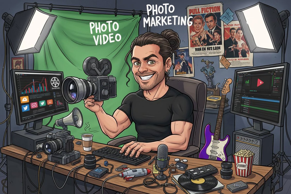 Entrando na trend… Publicitário, fotógrafo, professor, esportista, músico, cinéfilo… adorei 🥰