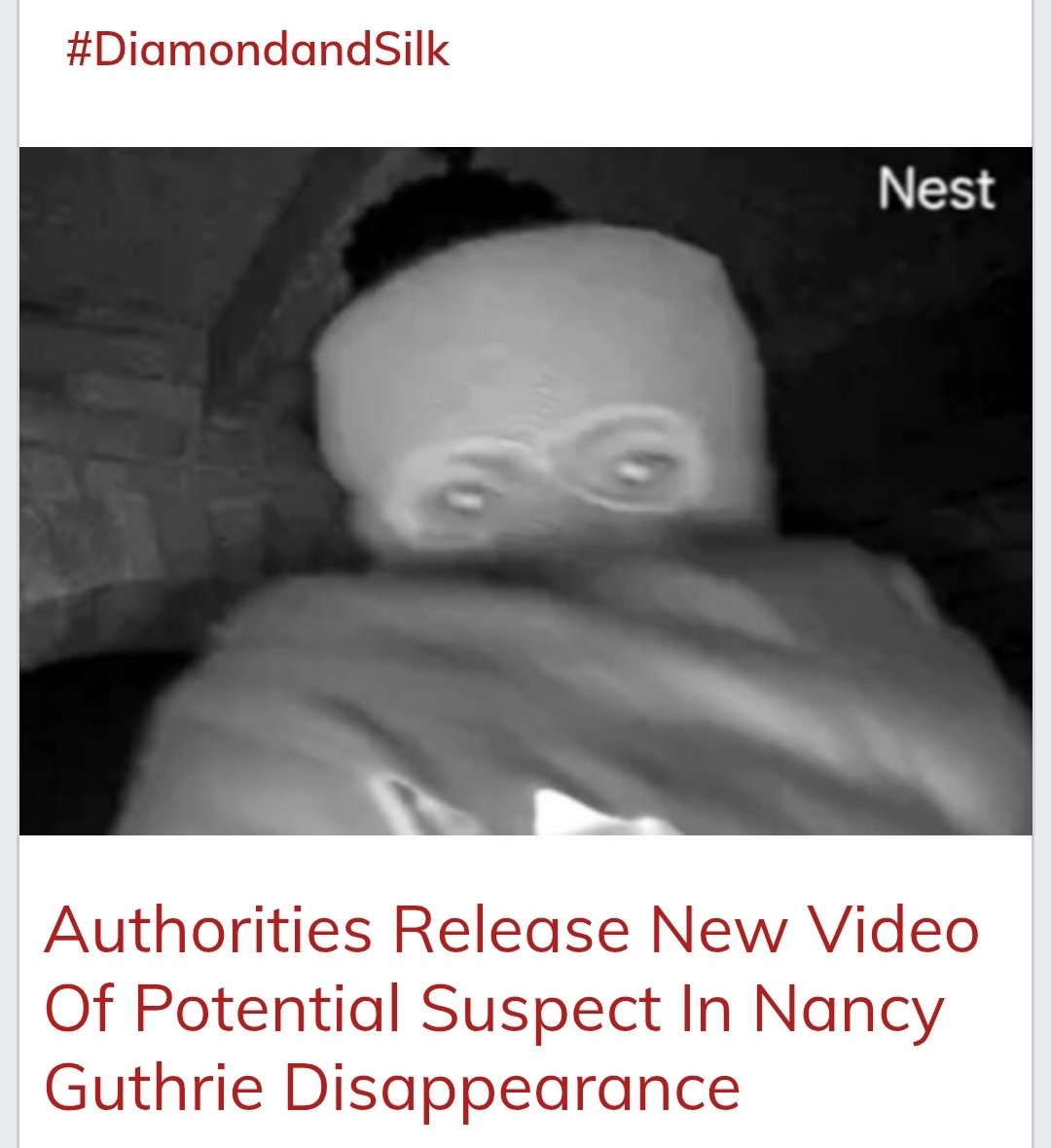 Authorities Release New Video of Person of Interest in Nancy Guthrie ...