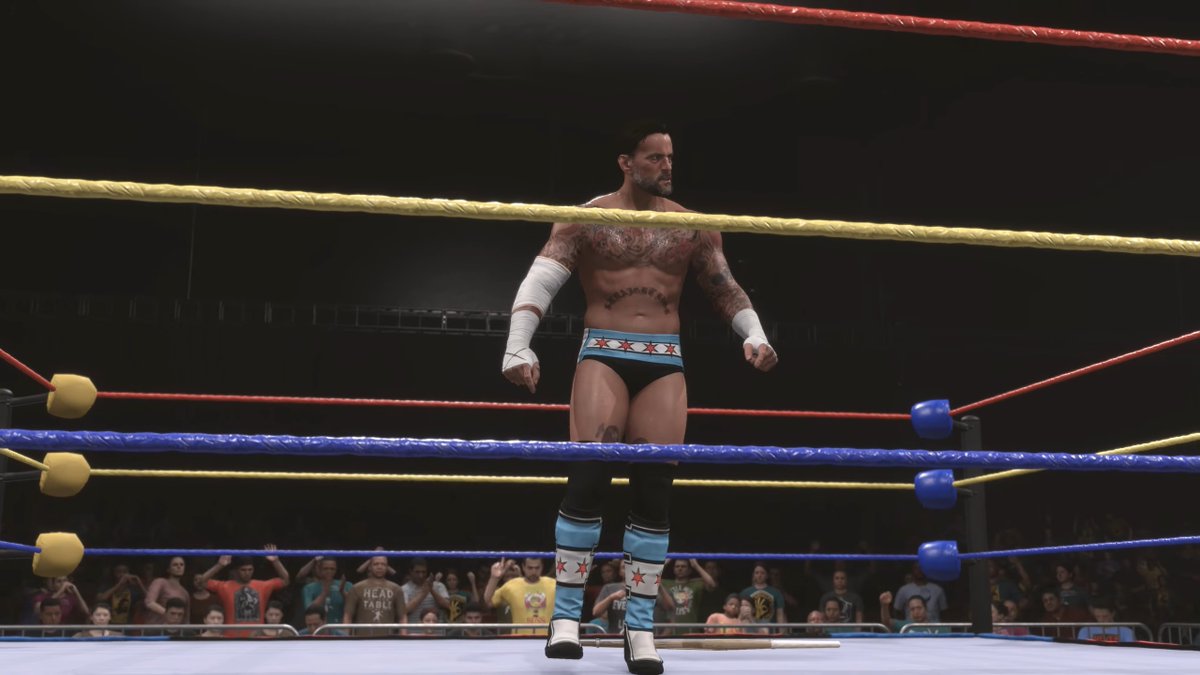TheSDHotel's tweet photo. The Showcase Report also featured this retro arena, which appears to be the ECW 1994 arena.

What do you think it could mean? A fantasy match against an ECW legend?

#WWE2K26 https://t.co/xVy4xcuIiy