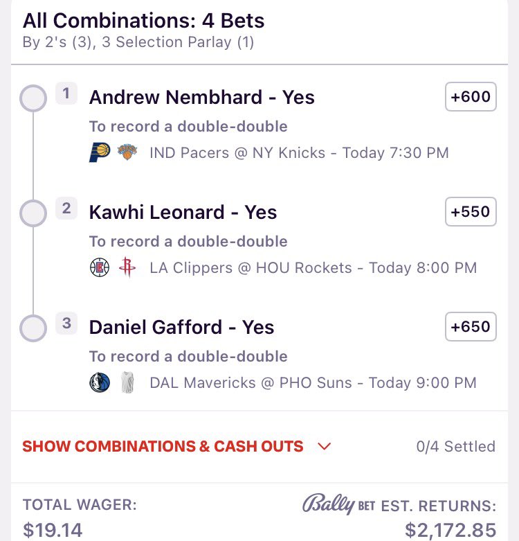 CryptoLoos's tweet image. Got limited on this slip hence the weird bet amount, could mean something probably won’t hit but all lines found with @SimpleOddsApp 

Playing singles too and Spicy P +540