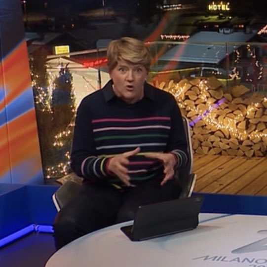 Why is she giving Ollie Plimsolls