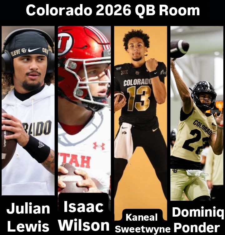 An Early Look At Colorado 2026 QB Room 🦬🔥

The Buffs pick up an experience transfer in Isaac Wilson and went to the high school ranks and brought in freshman Kaneal Sweetwyne who was the No 77 QB in the 2026 Class.