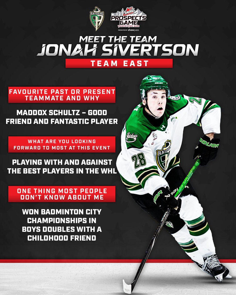 TheWHL's tweet photo. Before he was an 2026 #NHLDraft eligible, Jonah Sivertson was a badminton championship!

@PARaidersHockey | #WHLProspectsDraft https://t.co/WzRYWoW92j