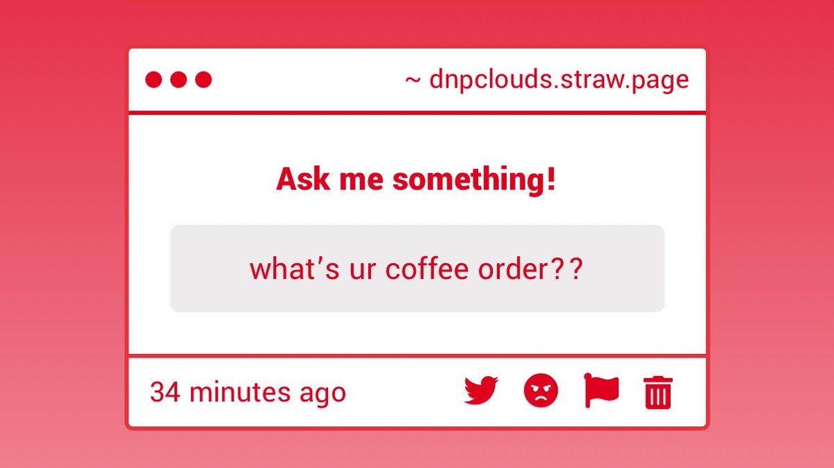 dnpclouds's tweet image. just a vanilla iced coffee usually