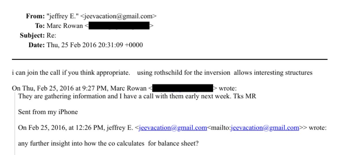 OfTheBraveUSA's tweet image. Marc Rowan, one of Trump's appointees to the Board of Peace, was in contact with Jeffrey Epstein as late as 2016.