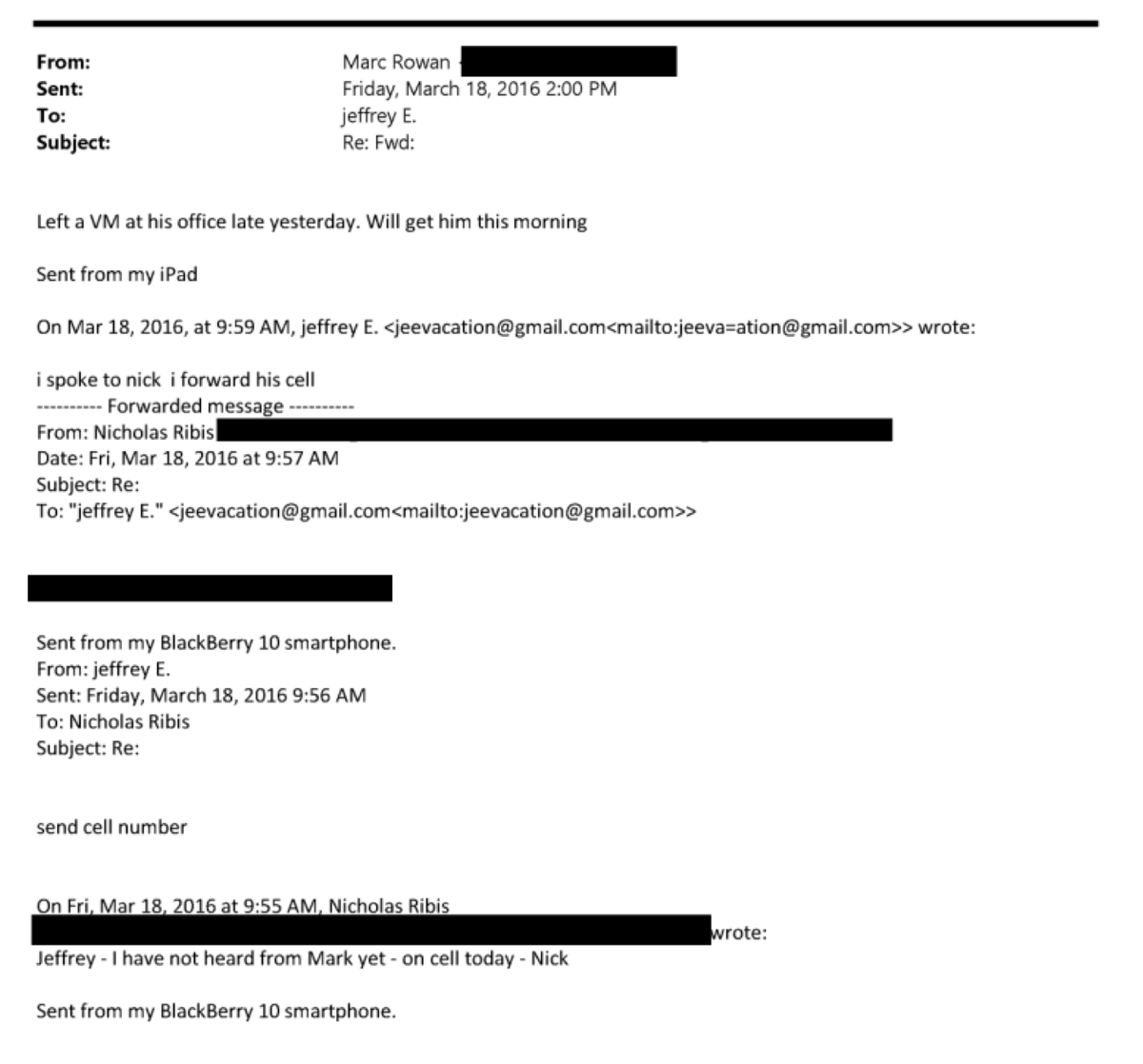 OfTheBraveUSA's tweet image. Marc Rowan, one of Trump's appointees to the Board of Peace, was in contact with Jeffrey Epstein as late as 2016.
