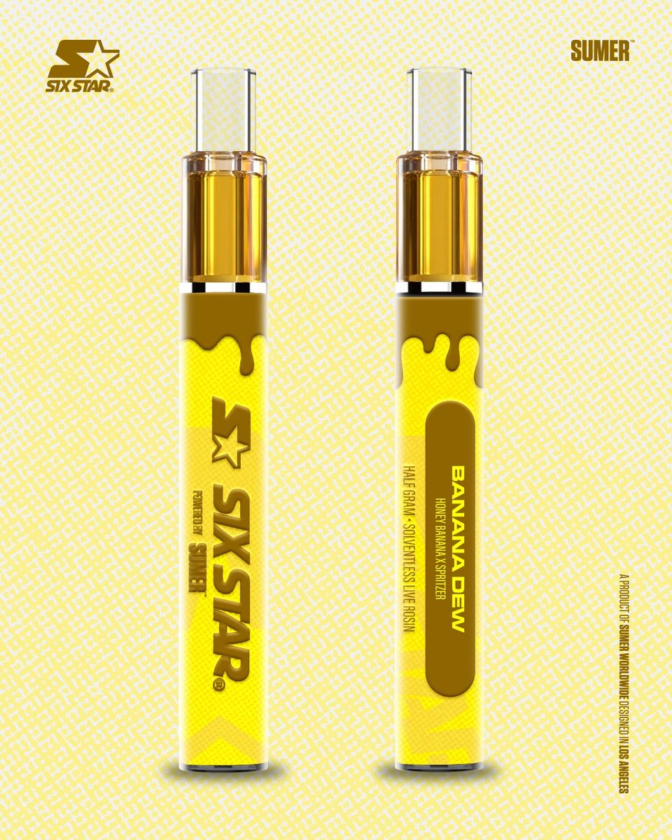 sumer6star's tweet photo. 🚨Incoming🚨 #Sumer6star
Half Gram Solventless Disposables powered by #Sumerselect https://t.co/K8paBXmv3q