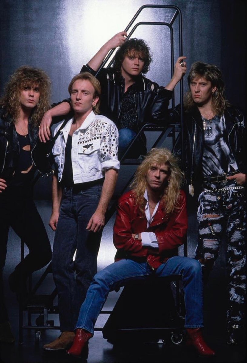 historyrock_'s tweet photo. Def Leppard in 1987 https://t.co/UxgYJ4YkHF