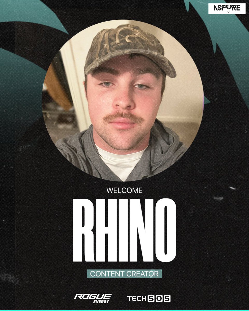 🦏CHAAARRGGEE!!!🦏

We're HYPED to announce Aspyre's newest content creator, Rhino (<a href="/RhinoUnexpected/">UnexpectedRhino</a>)‼️

Check out Rhino's content HERE:
twitch.tv/unexpectedrhino

#A4G🐉 #ContentCreator🎥