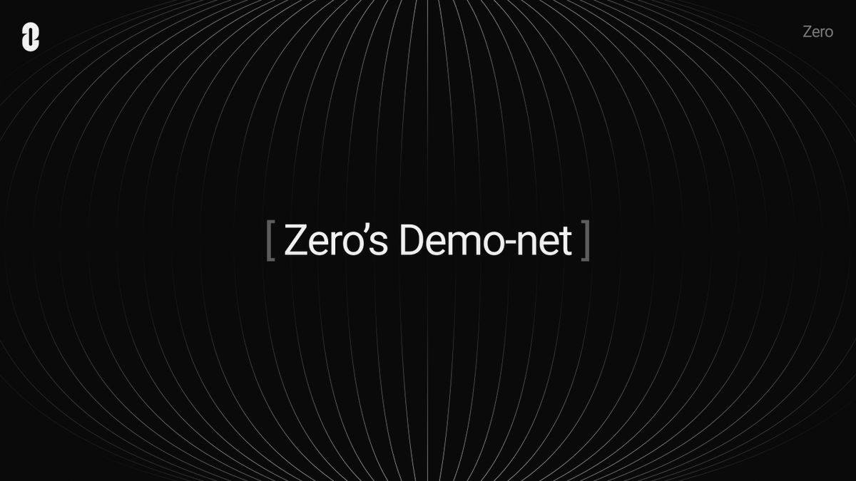 Today was Zero’s first demo-net.

Jolt Pro is the first ever ZK GHz proving cluster, proving at 1.61 GHz.

And it’s entirely built from scratch.