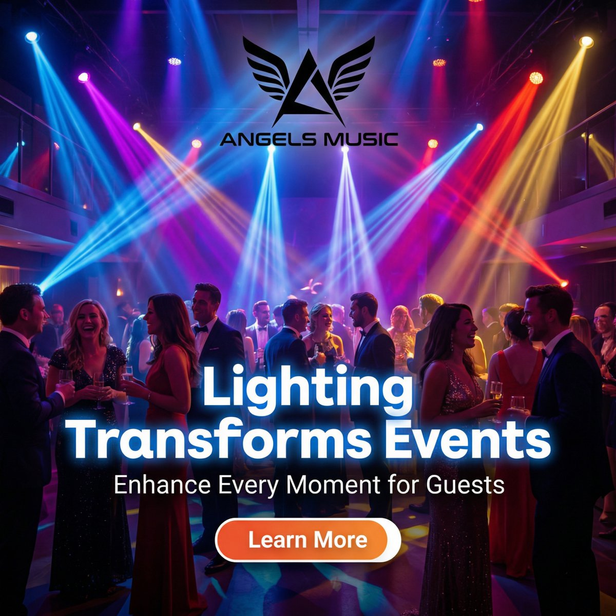 Event lighting transforms ambiance, enhances mood, and boosts engagement, creating unforgettable experiences.

#AngelsMusicProductions #audiovisual #EventEntertainment #DJServices #AVRentals #PhotoBoothFun #EventLighting #ImmersiveExperiences #PartyWithAngels