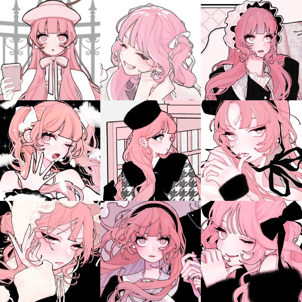 PRETTIEST PINK HAIRED GIRL 🖤🩷