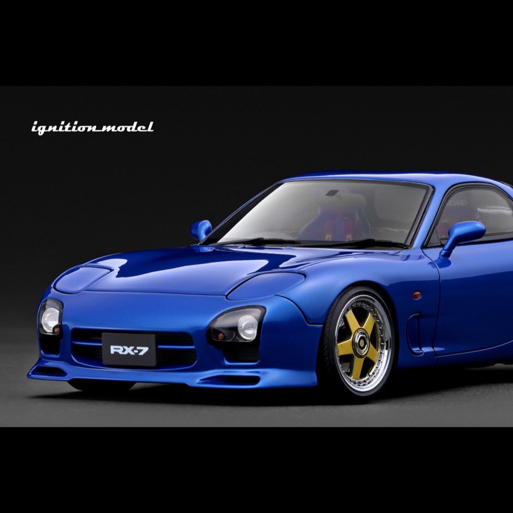 既に4カラーをリリースしています1/18スケール「RX-7 Mazda Speed A