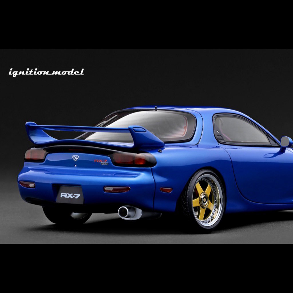既に4カラーをリリースしています1/18スケール「RX-7 Mazda Speed A