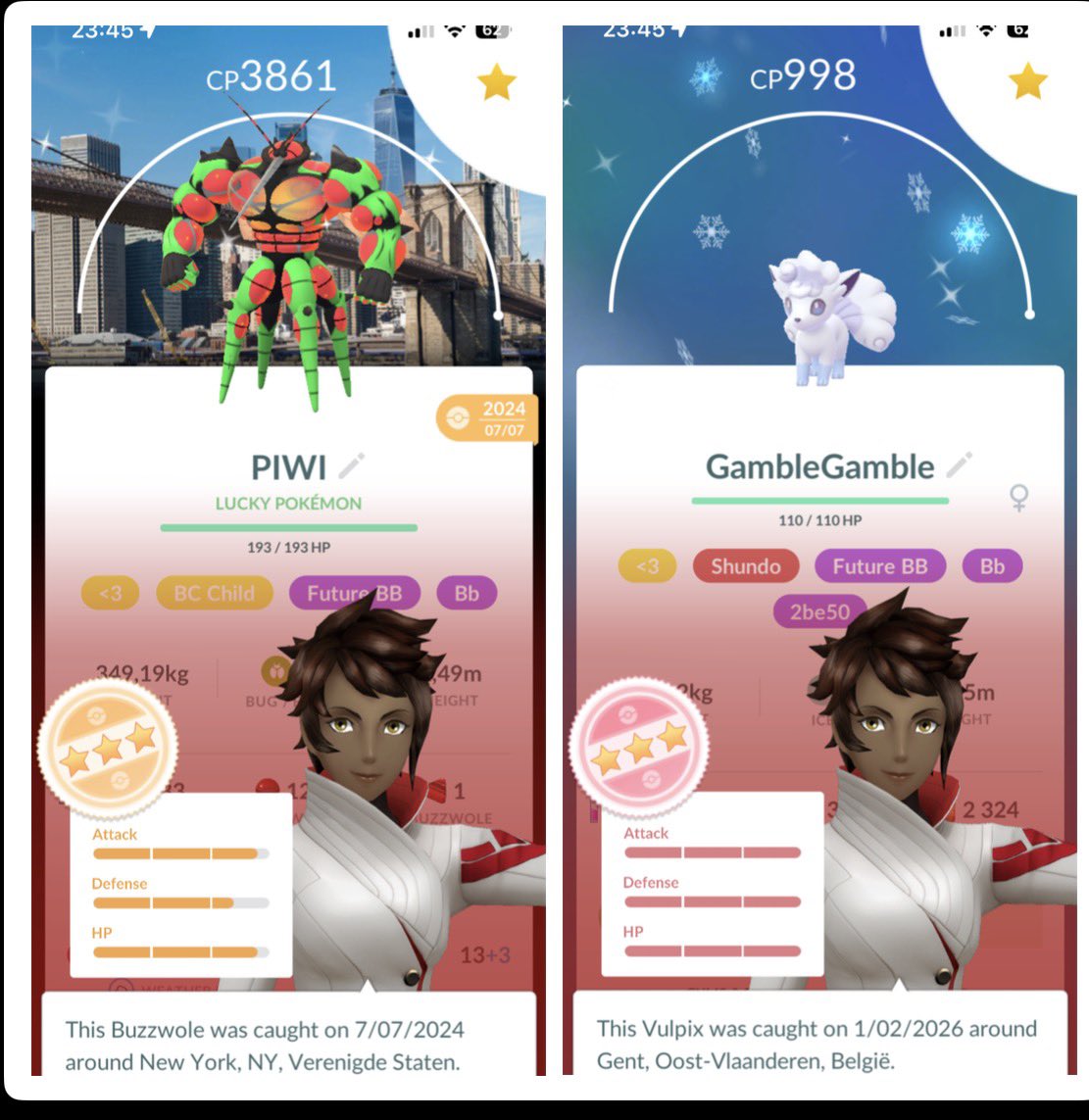Insanely late as usual but maxed these two bangers for this week’s #MaxOutMonday ! Can’t wait to slap a Gold bottle cap onto the buzzwole 🥰
#pokemongoapp #PokemonGO