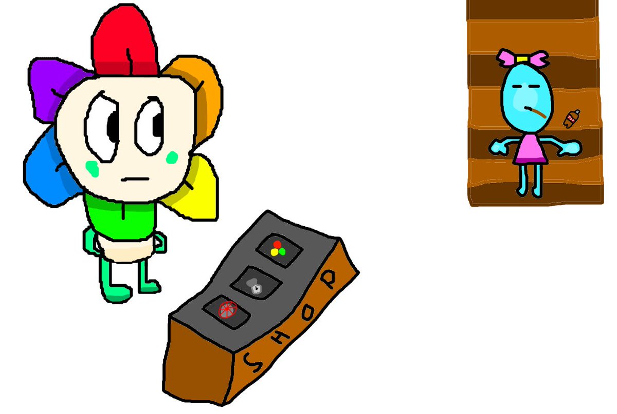 The_CheeseLord5's tweet photo. An art piece i have been working on for a little while :3 #art #dandysworldart #robloxart #poppyart #dandyart #dandysworld #dandysworldfanart #krita https://t.co/DK7AiWC0O3
