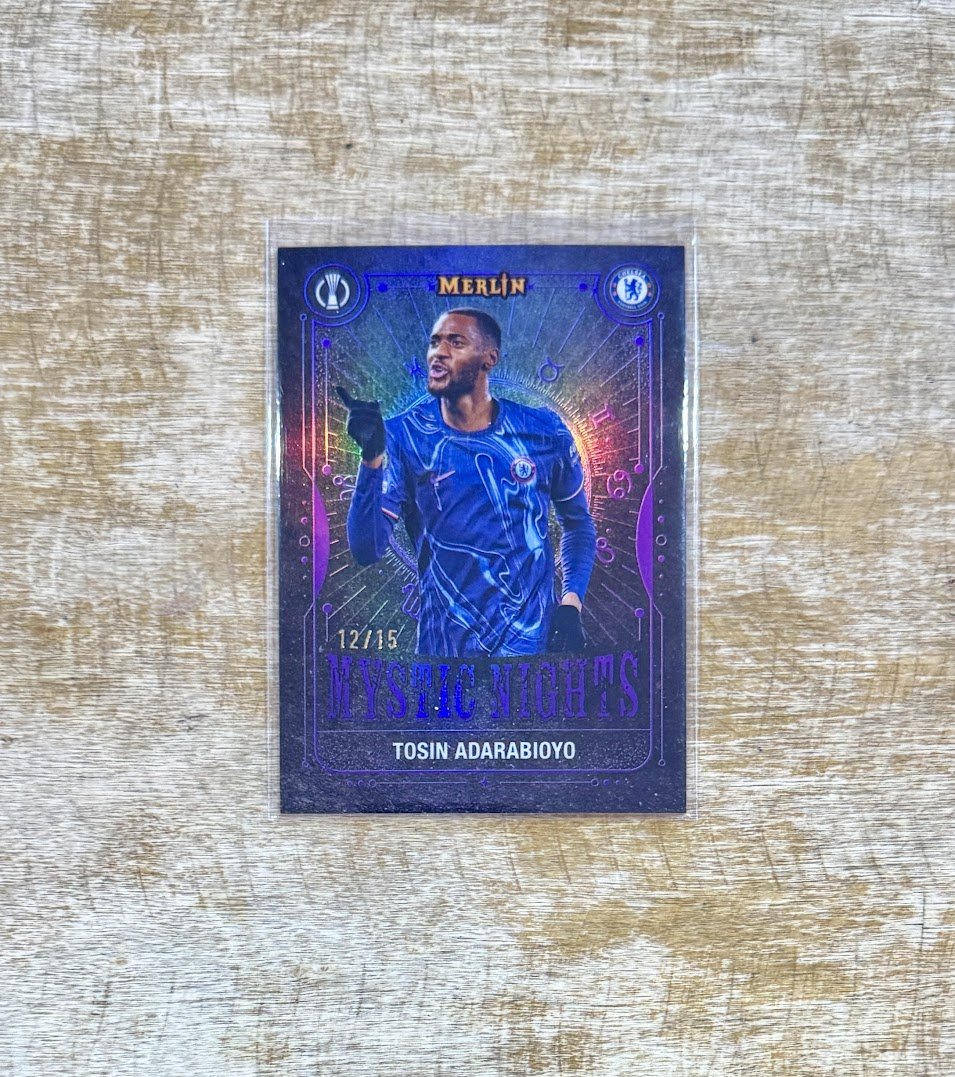 2024-25 Topps Merlin Tosin Adarabioyo Purple Mystic Nights /15

$25

*See pinned tweet for shipping, etc
Stack min $10
#TSSS #GiuntaStack