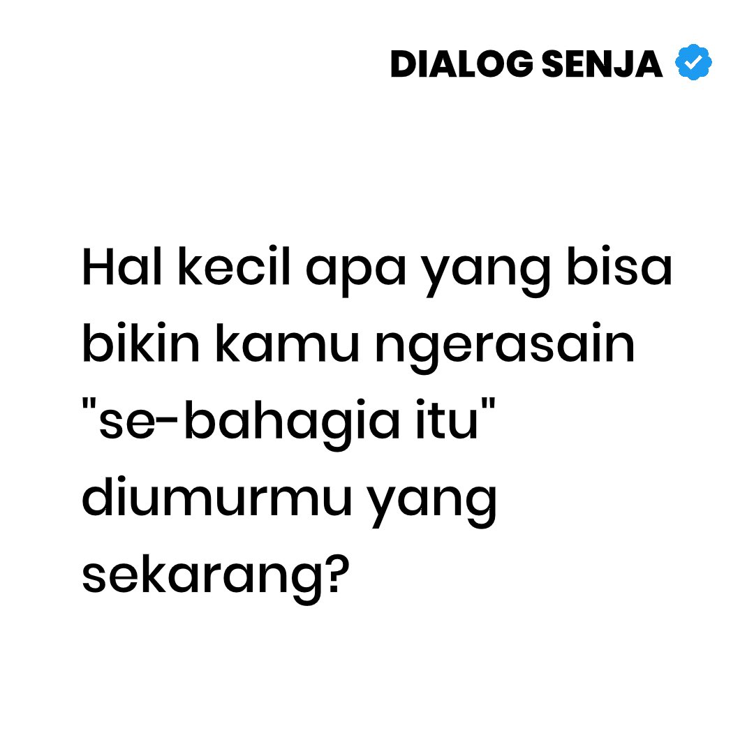 Dialog Senja tweet media
