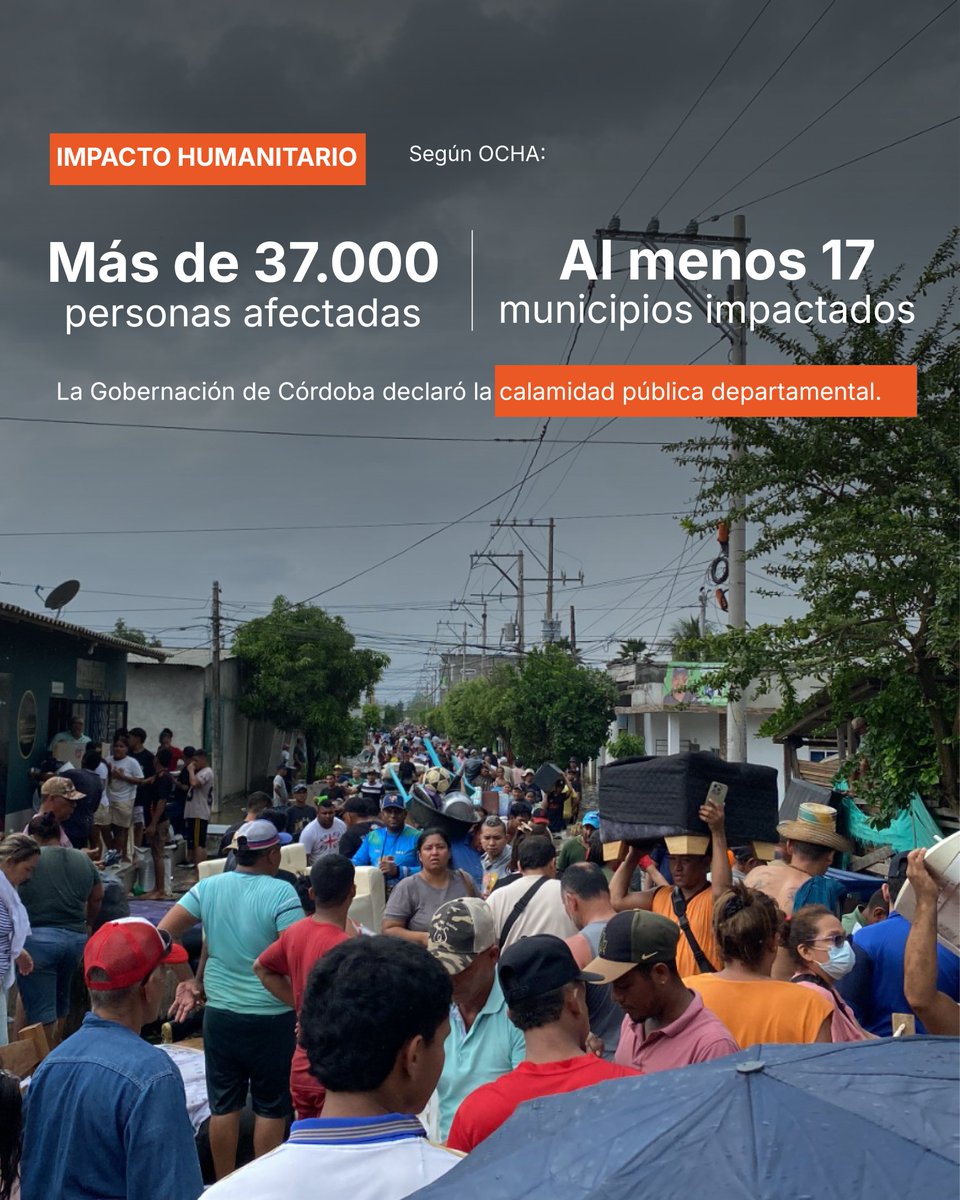 WorldVisionCO's tweet image. #CórdobaNosNecesita
Desliza y conoce más 👉🏼
Tu apoyo hoy es clave. Con tu donación seguimos llevando alimentos, protección y esperanza a niñas y niños de Córdoba. En la emergencia, tú eres la esperanza 🧡 Dona y sé un Socio con Causa worldvision.co/emergencia-cor…