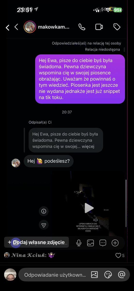 tojest_dziwne's tweet photo. makowka powiadomiona o wersach lipskiej na nią zataz sie zesram https://t.co/Ni1qkKzJyB