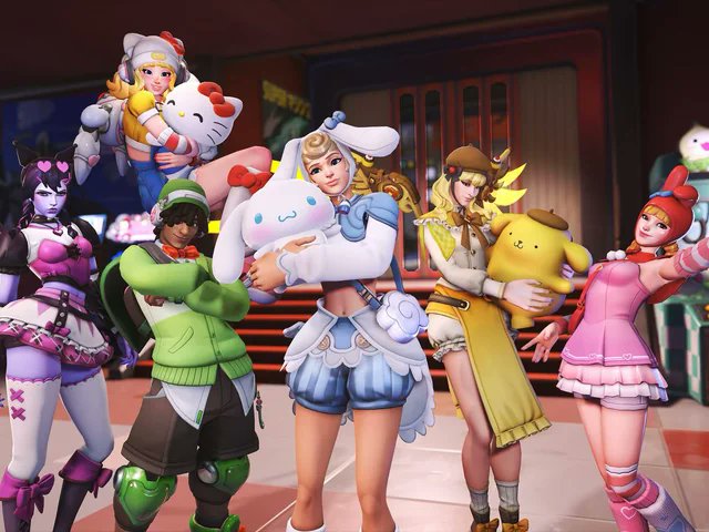 OVERWATCH IS BACK AND SO AM I!!
Giveaway time for #SANRIO HELLO KITTY AND FRIENDS MEGA BUNDLE IN #Overwatch  #giveaway :  
FOLLOW
<a href="/Laerhsa/">Ash</a> + <a href="/maesksks/">Mae</a> 
 LIKE + RETWEET 
EXTRA ENTRY IF YOU FOLLOW ON TWITCH twitch.tv/laerhsa 
twitch.tv/maebabyttv    
ENDS FEB 20TH