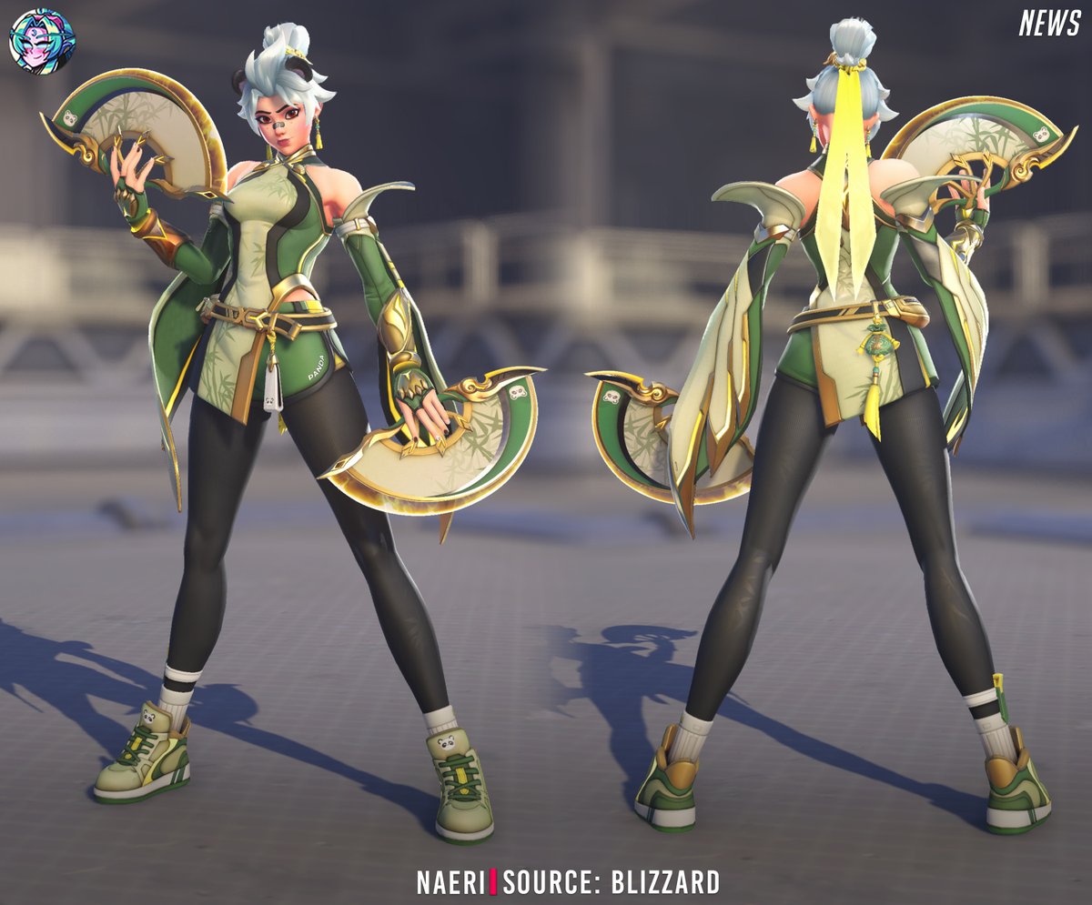 Overwatch Anran New Legendary and Epic Skins 🪭 🔥

🎀 Red Ribbon (Legendary)
🐼 Xiong Mao (Epic)