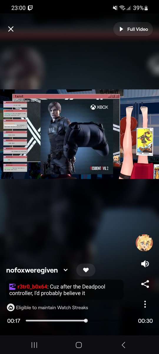 The things I gotta see to preserve a stream streak