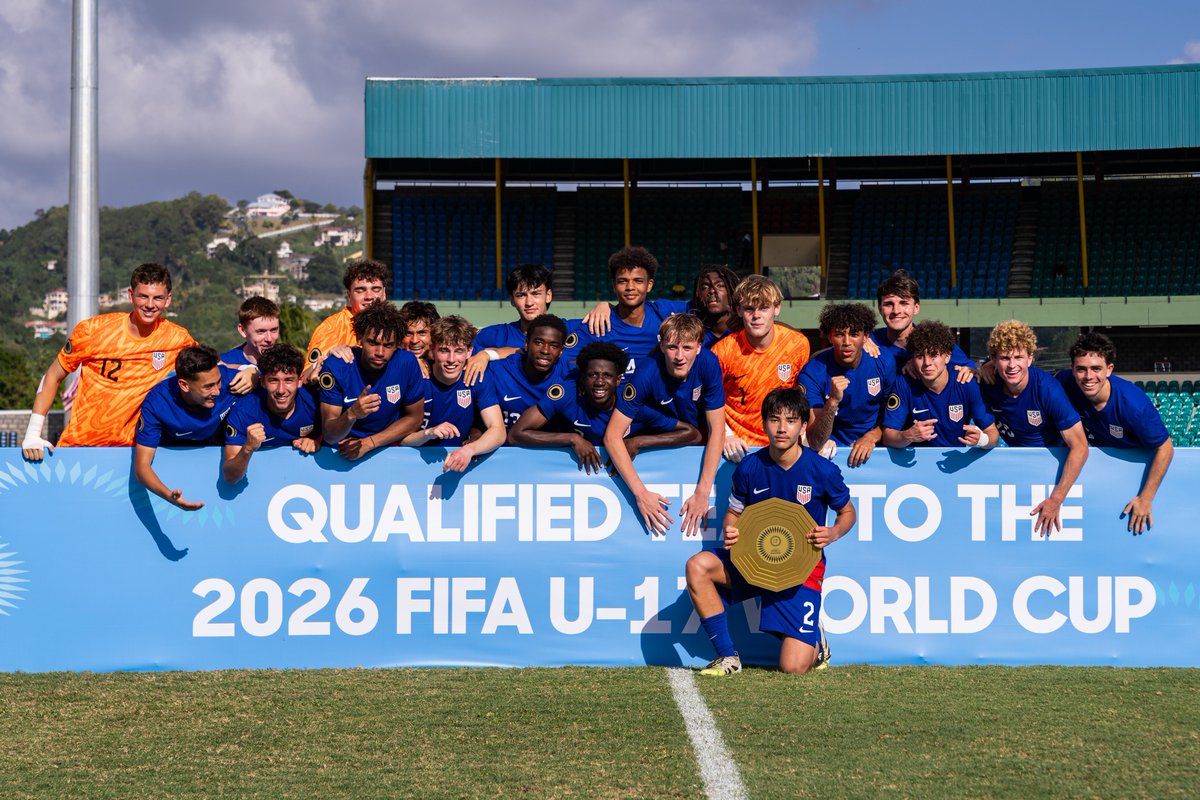 ✅ Qualifiers
⏳ U-17 World Cup

#U17MNT 🏆