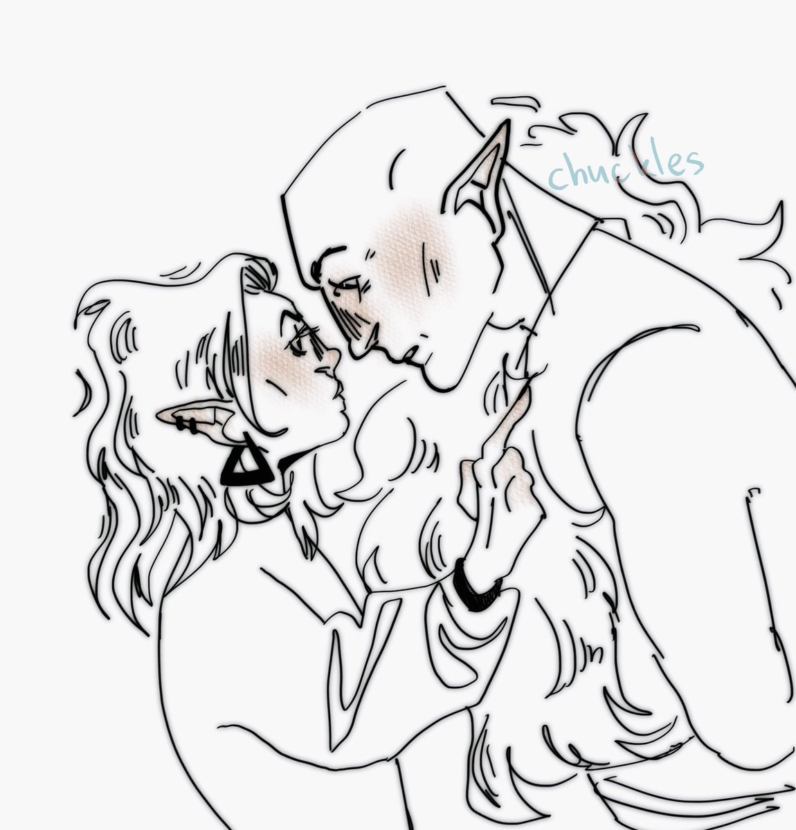у нас одинаково уродливый вкус на мужчин.
#art #solavellan #dragonage