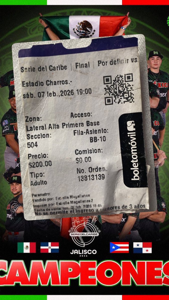 ⚫️ En tiempos “digitálicos” los boletos físicos son una bendición, como un oasis en el desierto o una torta ahogada con cruda.

¡Historia pura!

#TodosSomosCharros 🖤🖤🖤