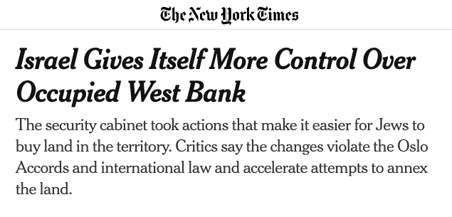 From Gaza to the West Bank, Netanyahu and the Israeli government seek total control of Palestinian lands. They do not care about the international laws they break or the Palestinian lives they take. 

We have to assert our authority, demand an end to imperialistic expansion and