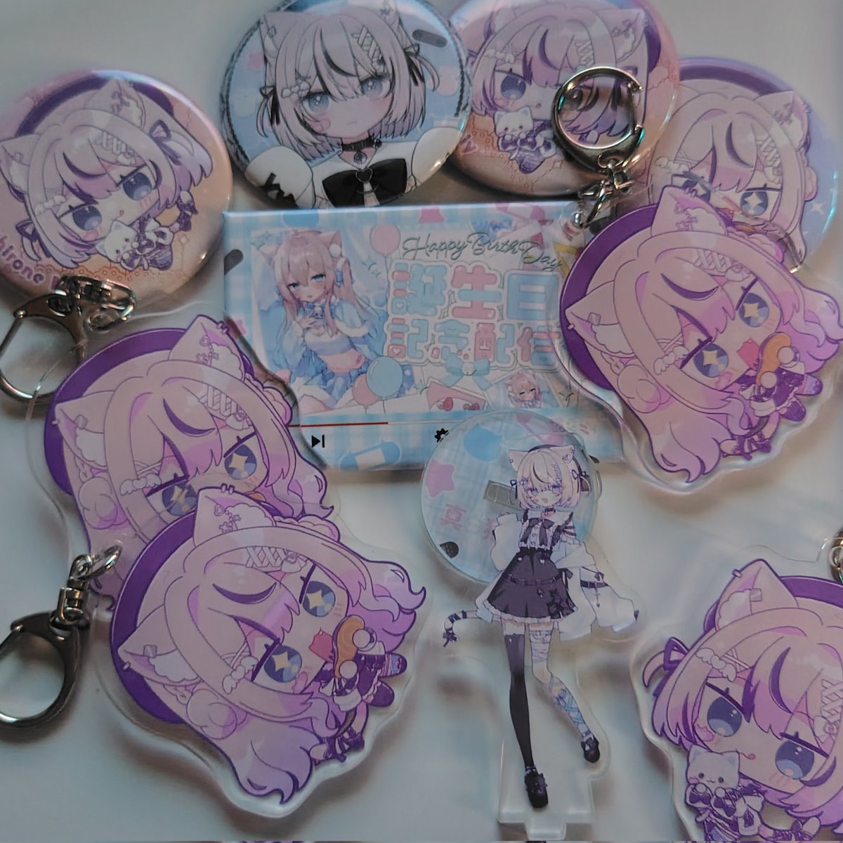 真白猫ミミィ #ましろねとよふかし #ウェブポン 少し前に届いてたけど