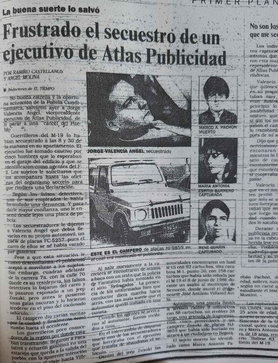 <a href="/petrogustavo/">Gustavo Petro</a> Que tal esta bazofia de historia, cuando secuestraban y enterraban la gente y se le defecaban encima, los encadenaban, torturaban y los mataban sino les pagaban.

No se burle de ka gente infeliz!

Muy pocos se salvaron del infierno del M19, criminal!