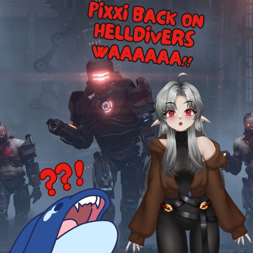 🔴PIXXI IS LIVE ON TWITCH!
Oh my gosh time to get carried🫠🫣
#vtuber #twitchstreamer #HD2 
twitch.tv/soypixxi