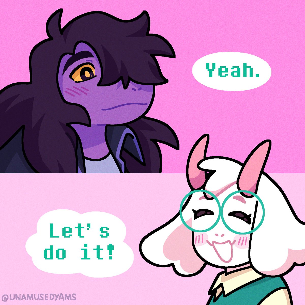 Yeah Ralsei Post by Yams🍠 THE MEWERRRRRRR on X: (2/2)