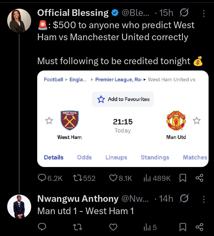 Abeg make una tell blessing make she find me my money na😂